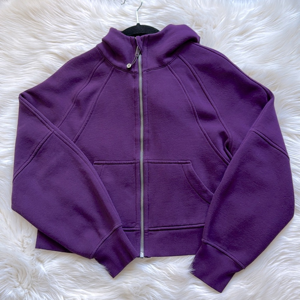 Lululemon Oversized Scuba Full Zip Dramatic Magenta Size XS Small
